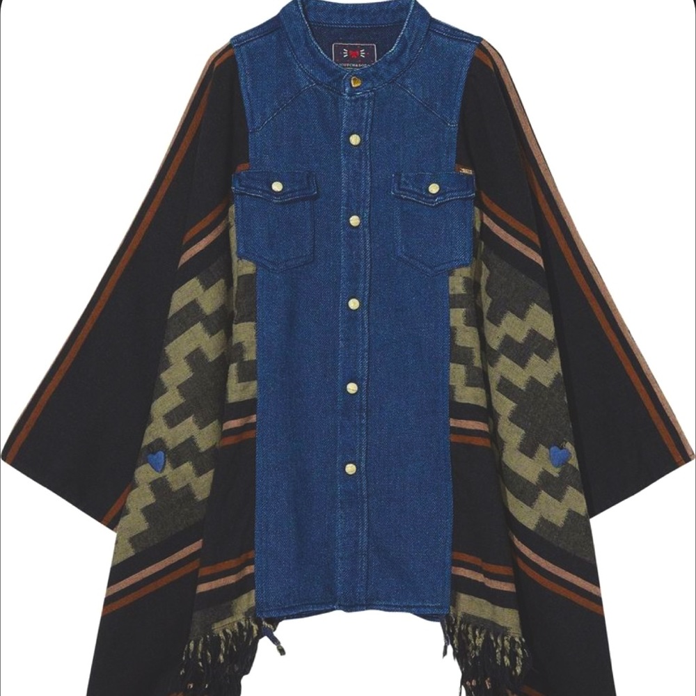 Brand new w/ tags denim poncho jacket by Scotch & Soda!